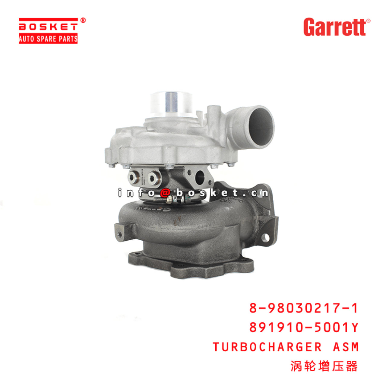 Garrett Genuine 857478-5031Y 1-14400377-1 Turbocharger Assembly Suitable for ISUZU XE EX200-5 /6 6BG