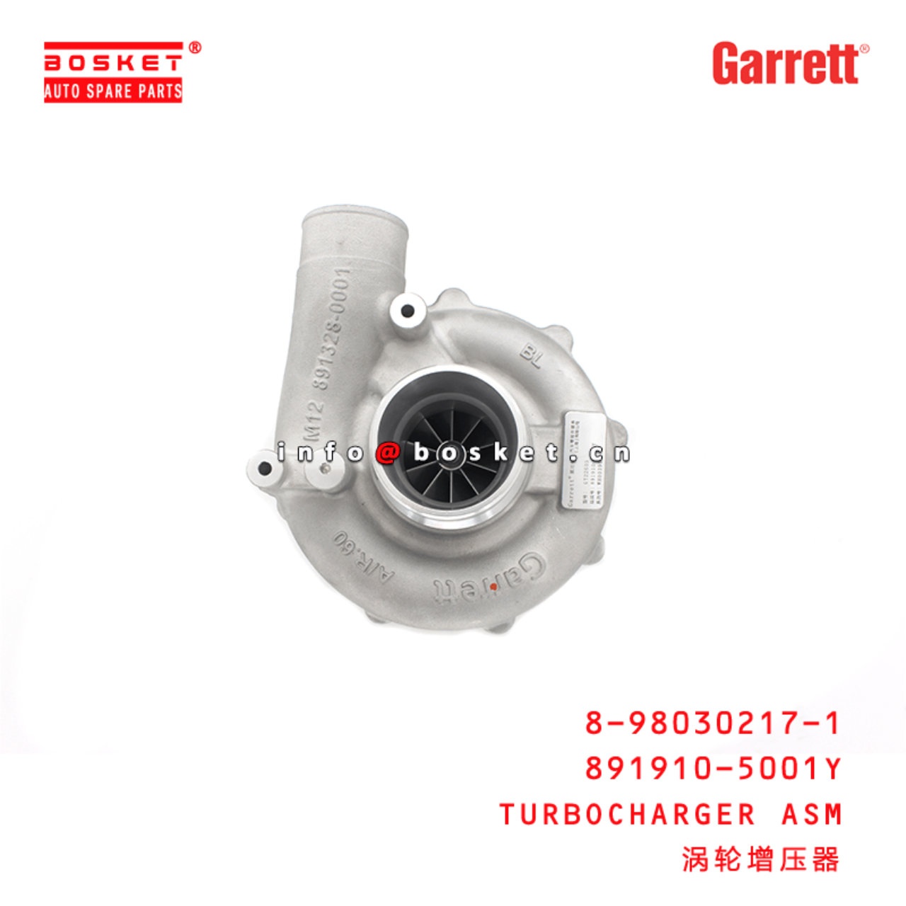 Garrett Genuine 857478-5031Y 1-14400377-1 Turbocharger Assembly Suitable for ISUZU XE EX200-5 /6 6BG