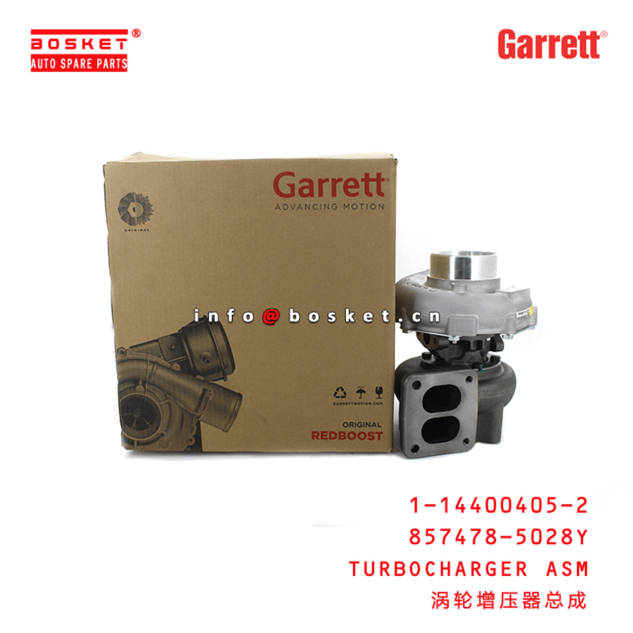 Garrett Genuine 857478-5028Y 1-14400405-2 Turbocharger Assembly Suitable for ISUZU XE 6HK1 