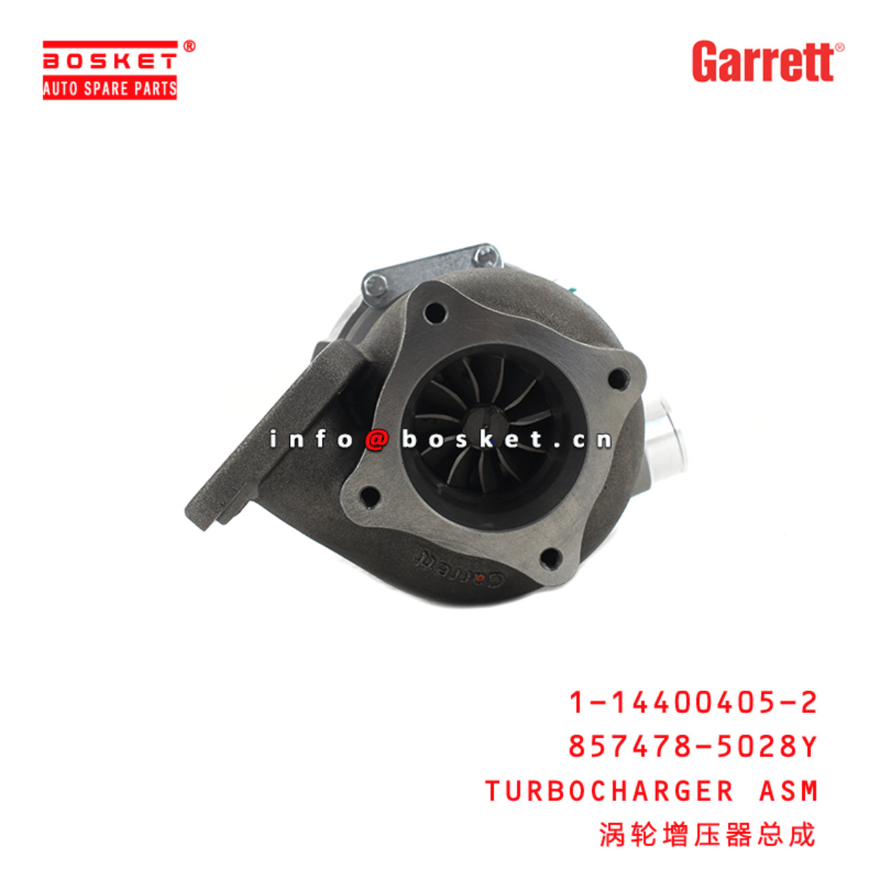 Garrett Genuine 857478-5028Y 1-14400405-2 Turbocharger Assembly Suitable for ISUZU XE 6HK1 