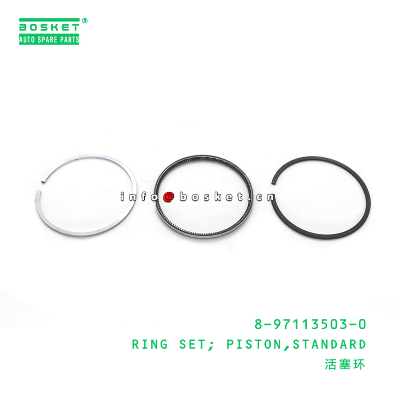 8-97113503-0 Standard Piston Ring Set 8971135030 Suitable for ISUZU XD 3LD1 3LD2