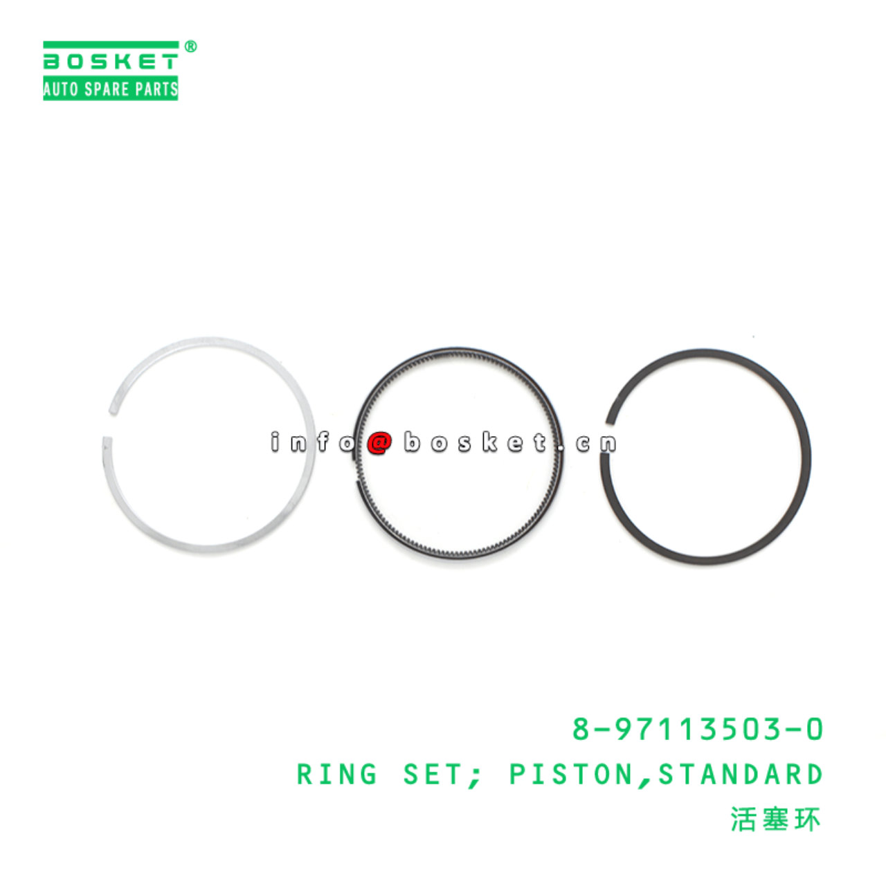 8-97113503-0 Standard Piston Ring Set 8971135030 Suitable for ISUZU XD 3LD1 3LD2