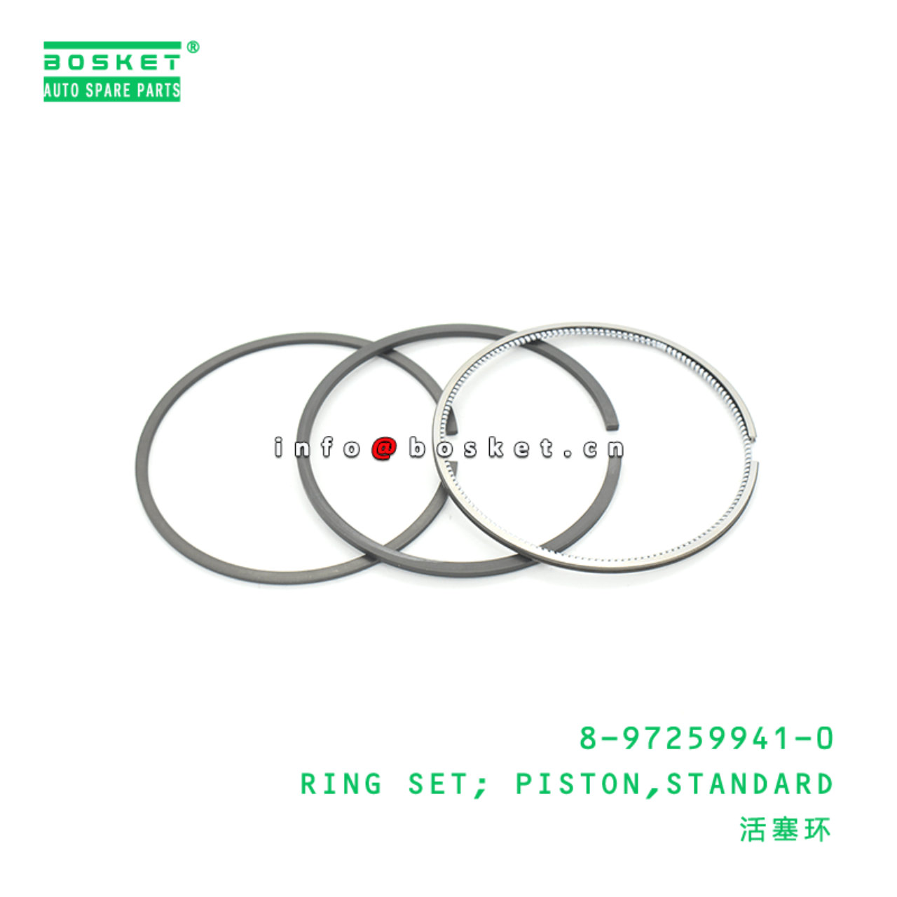8-97259941-0 Standard Piston Ring Set 8972599410 Suitable for ISUZU NKR77 4JH1