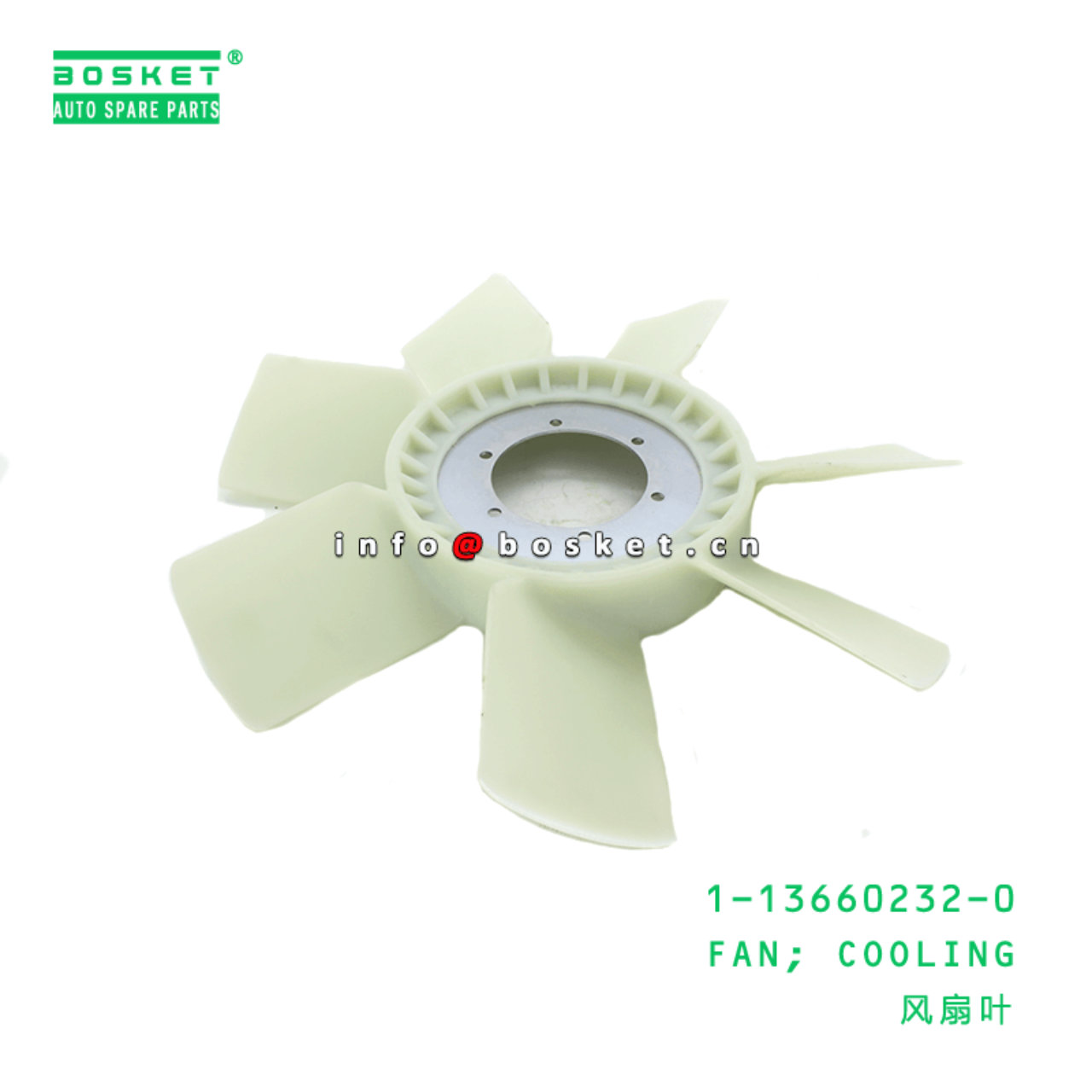 1-13660232-0 Cooling Fan 1136602320 Suitable for ISUZU FSR FTR 6HE1 