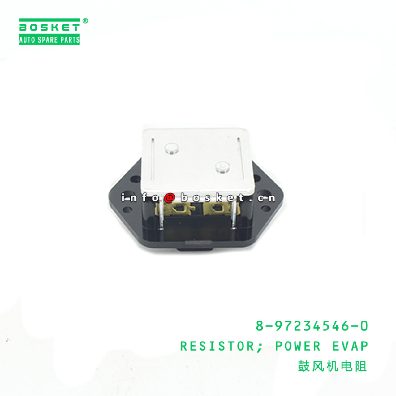 8-97234546-0 Power Evaporation Resistor 8972345460 Suitable for ISUZU NPR94 