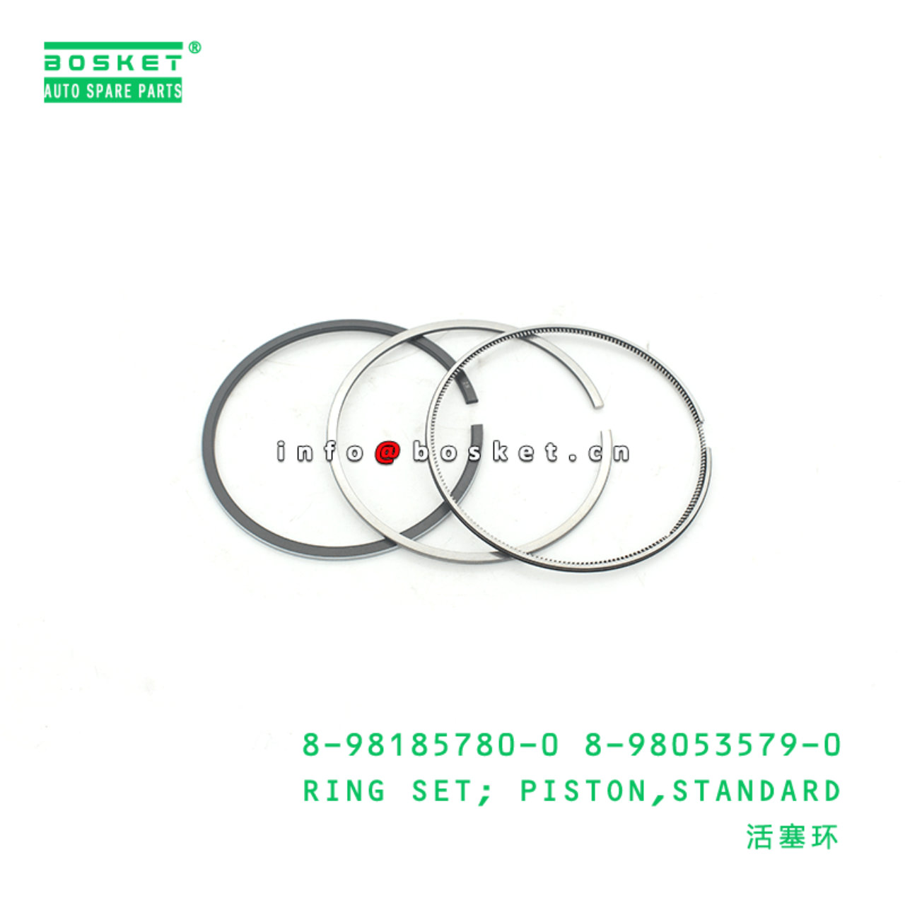 8-98185780-0 8-98053579-0 Standard Piston Ring Set 8981857800 8980535790 Suitable for ISUZU NLR85 4J