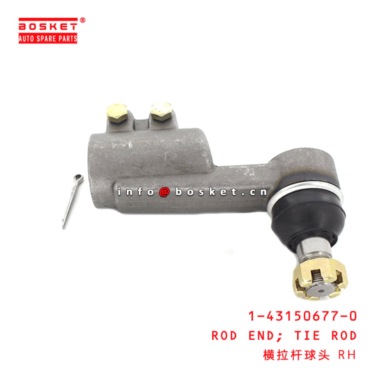 1-43150677-0 Tie Rod Rod End 1431506770 Suitable for ISUZU FSR33 6HH1