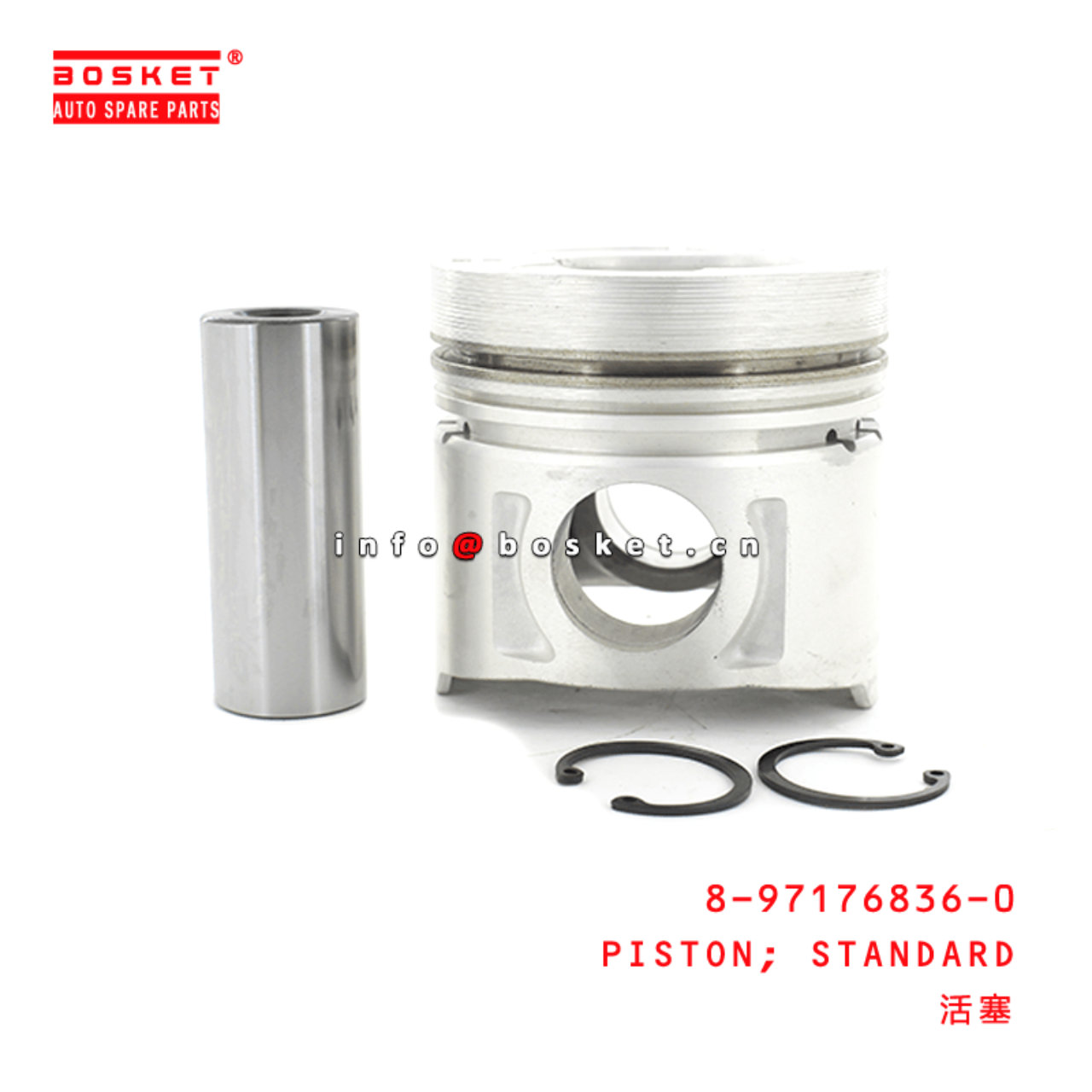 8-97176836-0 Standard Piston 8971768360 Suitable for ISUZU NPR 4BD1 