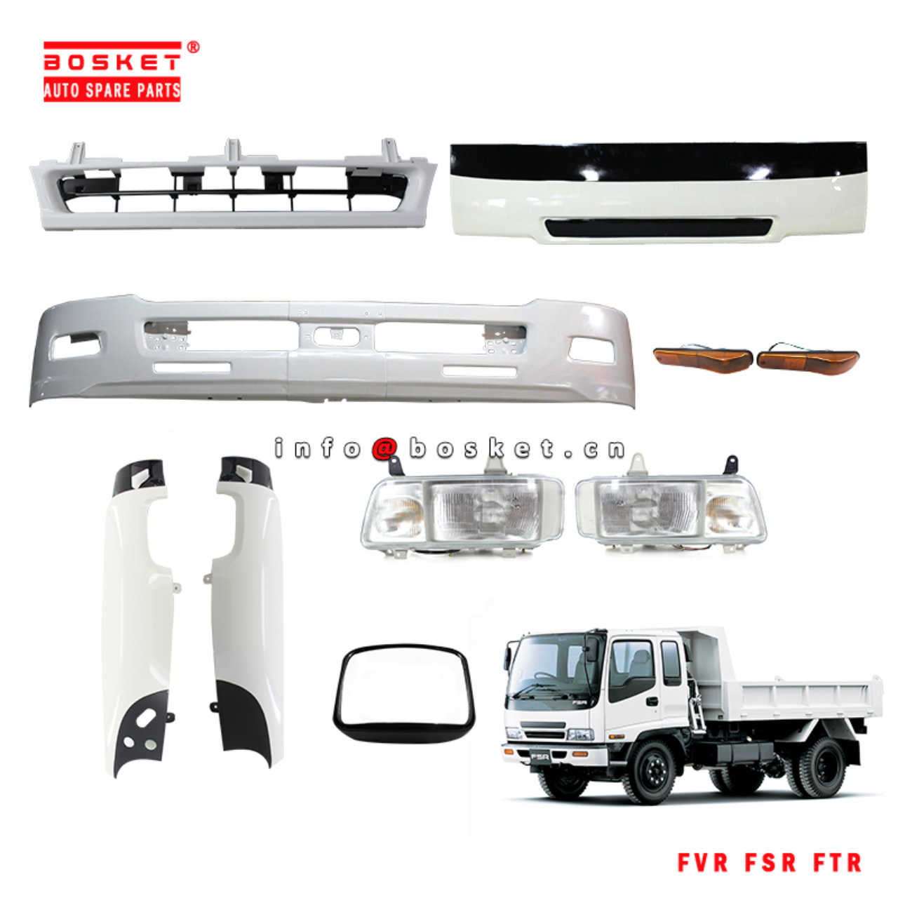 Wholesale Japanese Truck Parts for Isuzu FVR34 FVR33 FTR32 FSR90 FRR FVM VC46 GIGA 6HK1 6HH1 6HE1 6U