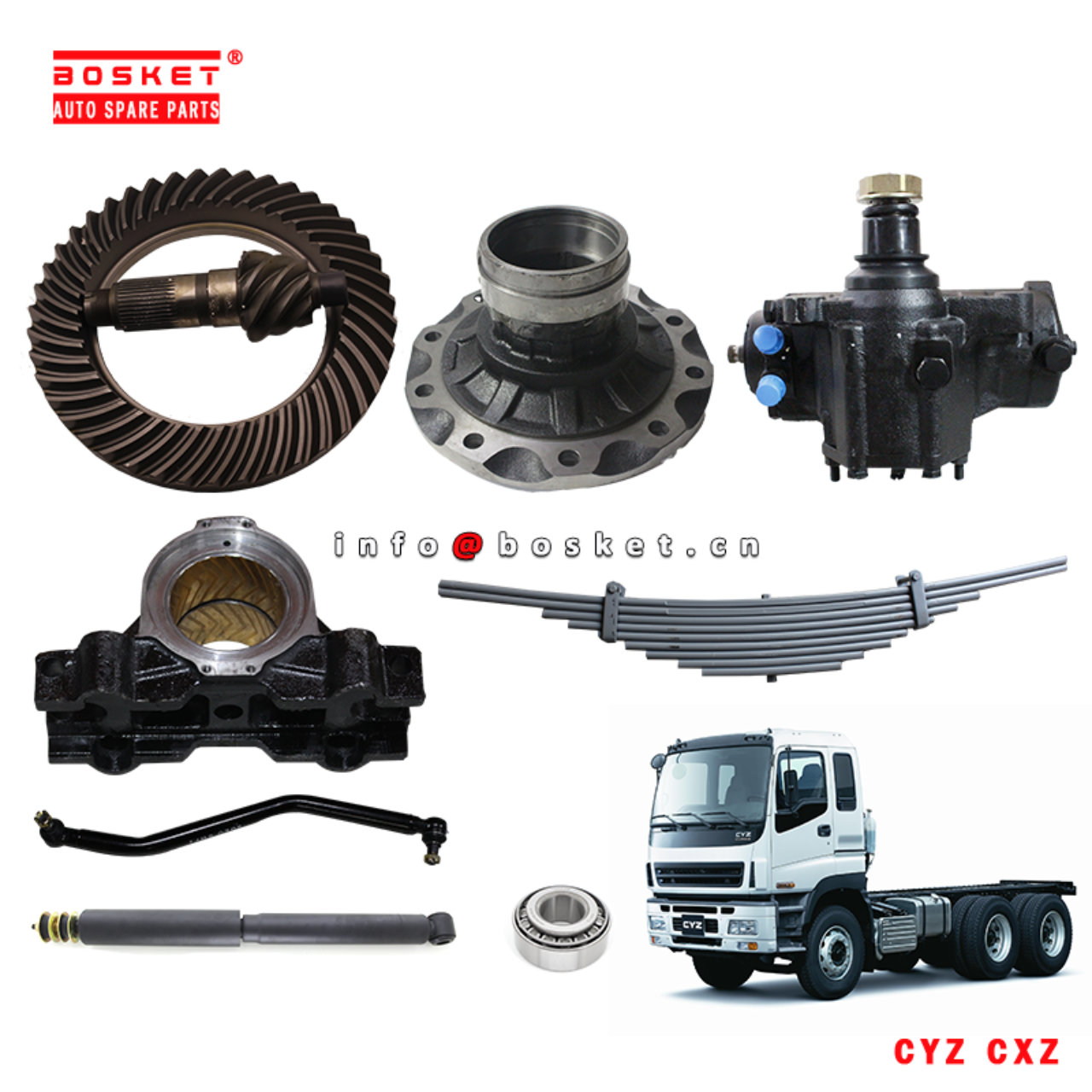 Wholesale Japanese Truck Parts for Isuzu CXZ51 EXZ51 CYZ51 CYZ52 CXZ81 6WF1 6WG1 10PE1 8PD1 8PE1 12P