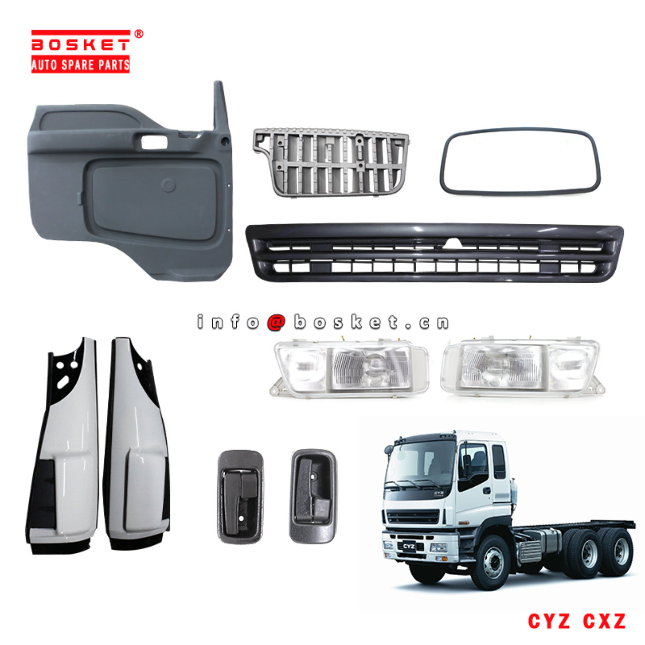 Wholesale Japanese Truck Parts for Isuzu CXZ51 EXZ51 CYZ51 CYZ52 CXZ81 6WF1 6WG1 10PE1 8PD1 8PE1 12P