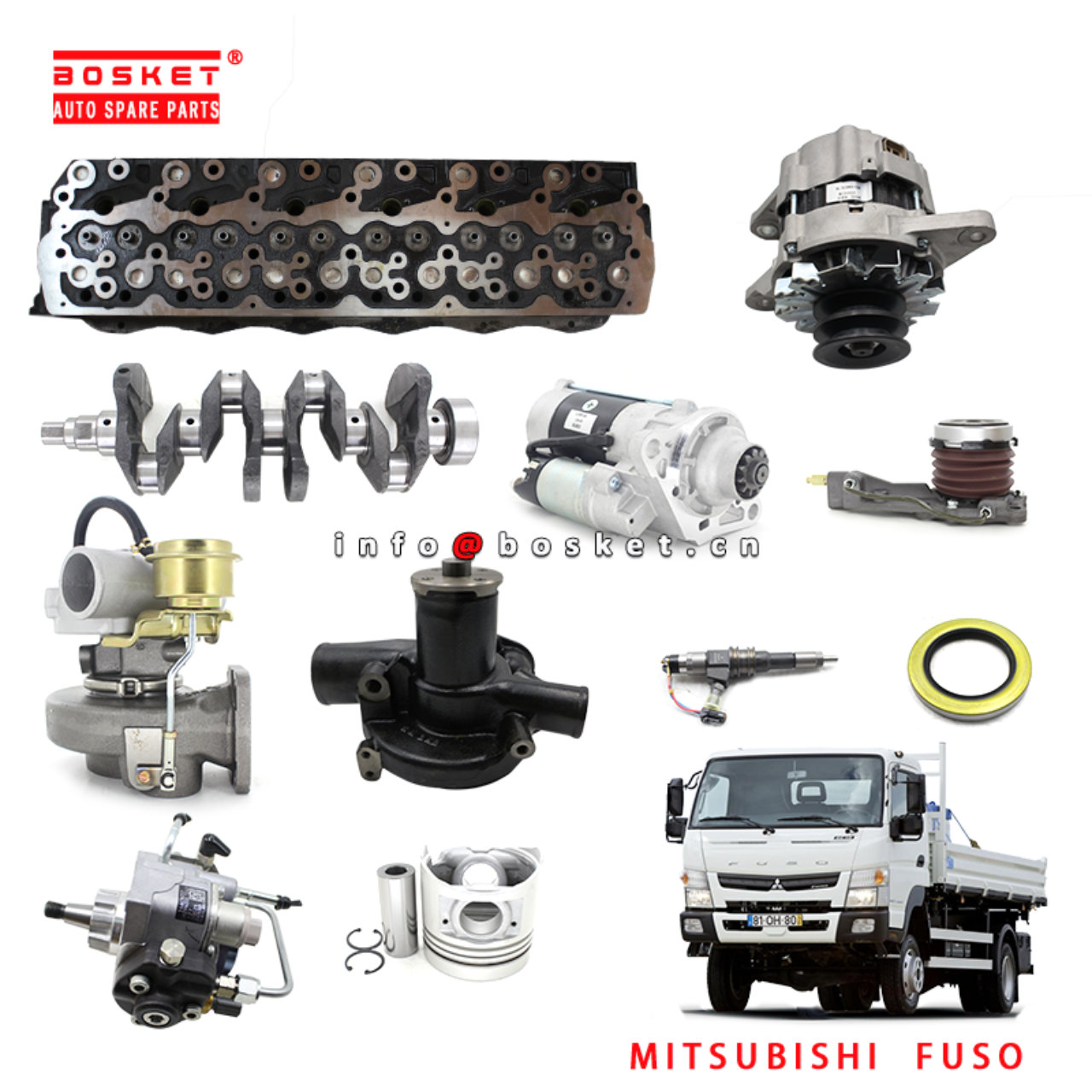 Wholesale Japanese Truck Parts for MITSUBISHI FUSO eCanter Canter FA FI Fighter FJ FO FZ Super Great