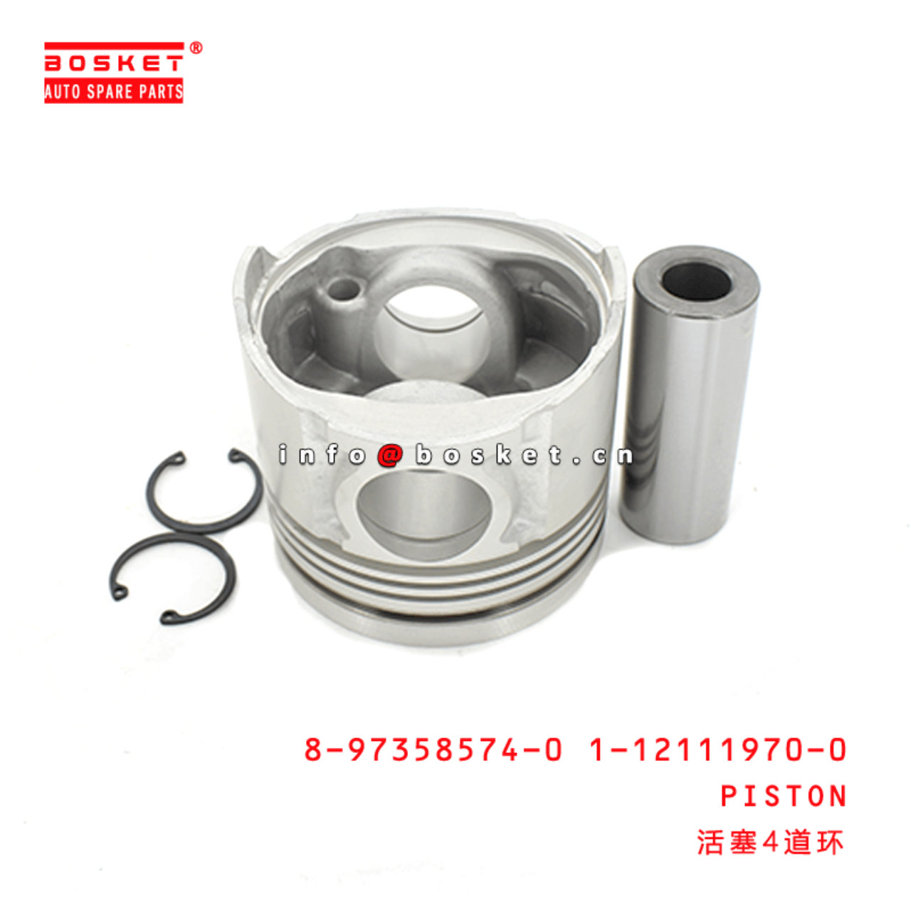 8-97358574-0 1-12111970-0 Piston 8973585740 1121119700 Suitable for ISUZU XDXE 4BG1 6BG1