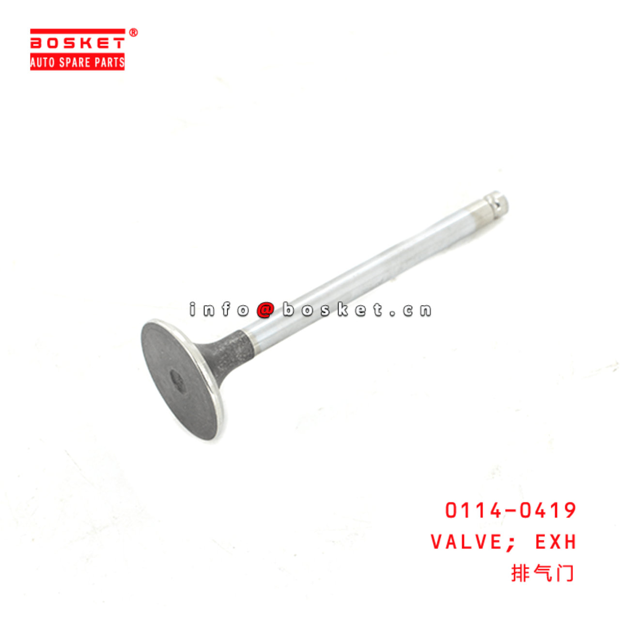 0114-0419 Exhaust Valve Suitable for ISUZU 6BD1 