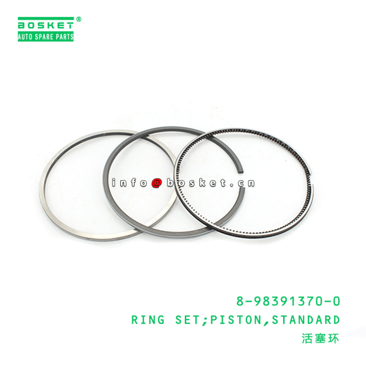  8-98391370-0 Standard Piston Ring Set 8983913700 Suitable for ISUZU NPR 