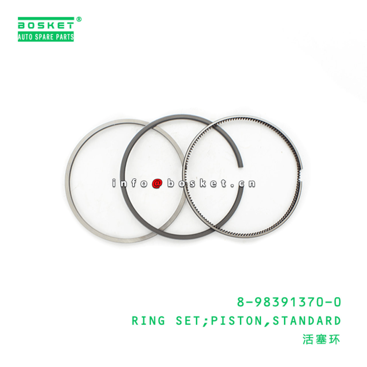  8-98391370-0 Standard Piston Ring Set 8983913700 Suitable for ISUZU NPR 