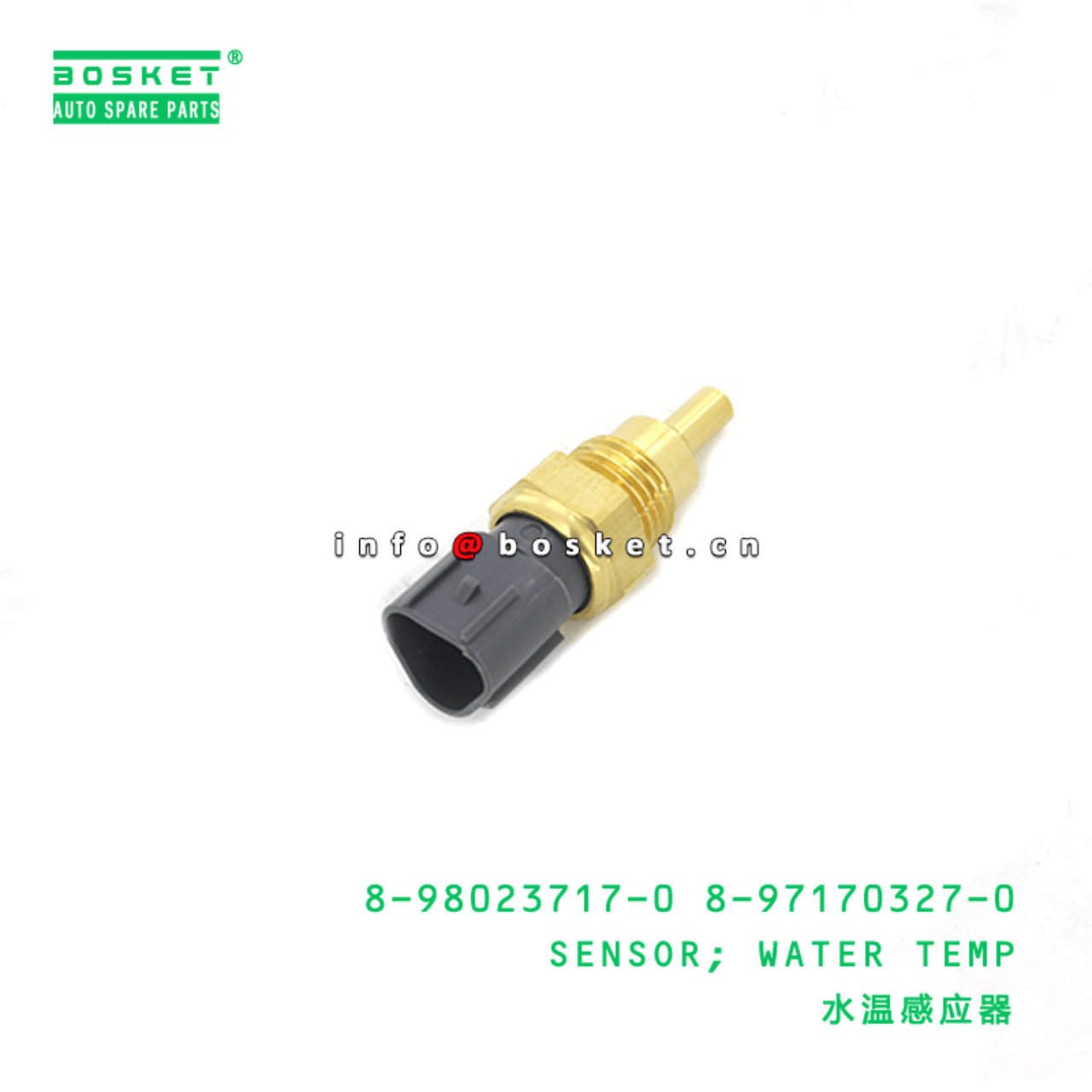 8-98023717-0 8-97170327-0 Water Temperature Sensor 8980237170 8971703270 Suitable for ISUZU NKR NPR 