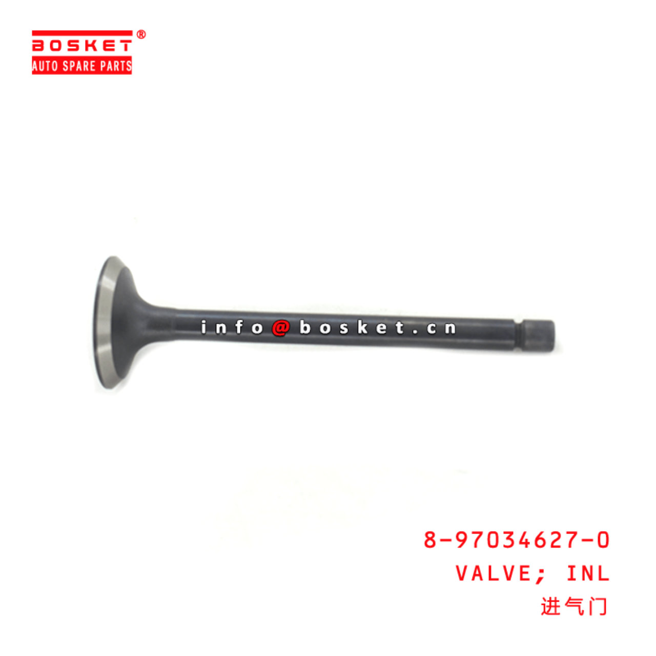  8-97034627-0 Inlet Valve 8970346270 Suitable for ISUZU 3LB1