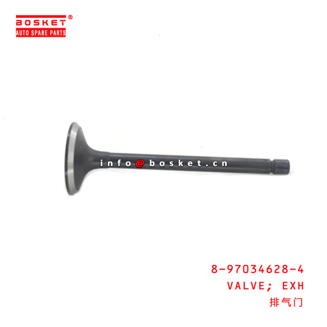  8-97034628-4 Exhaust Valve 8970346284 Suitable for ISUZU XD 4LB1