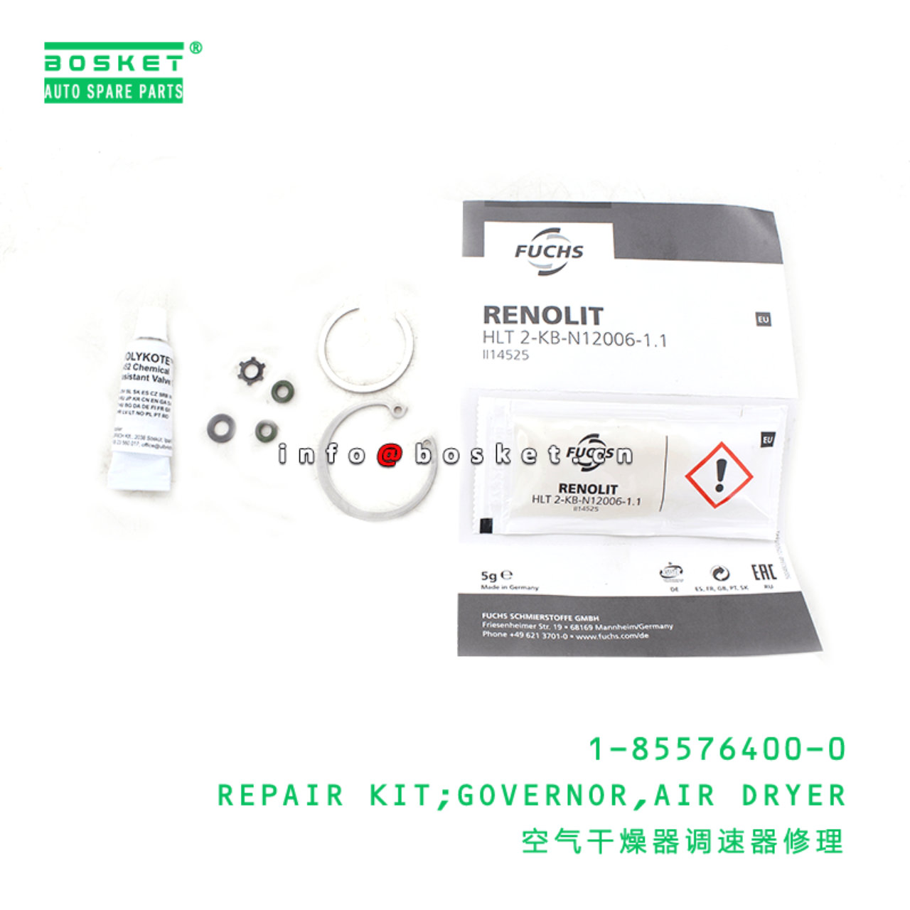 1-85576400-0 Air Dryer Governor Repair Kit 1855764000 Suitable for ISUZU CXZ