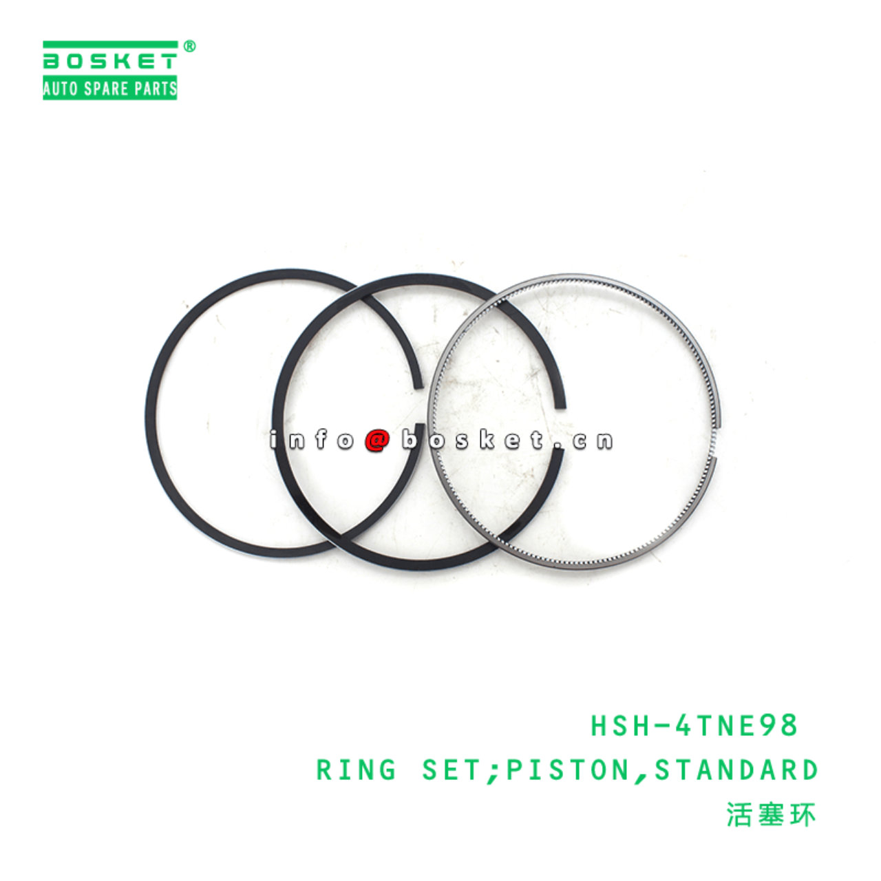  HSH-4TNE98 Standard Piston Ring Set Suitable For ISUZU 
