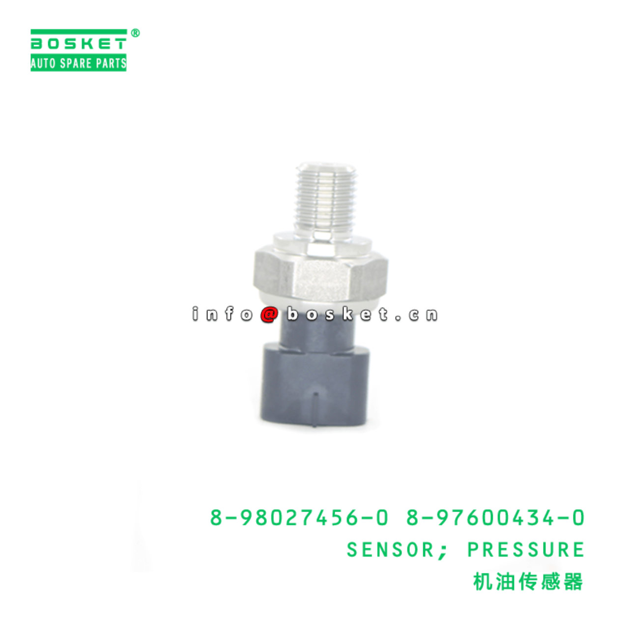 8-98027456-0 8-97600434-0 Pressure Sensor 8980274560 8976004340 Suitable for ISUZU XYB 6HK1 4HK1