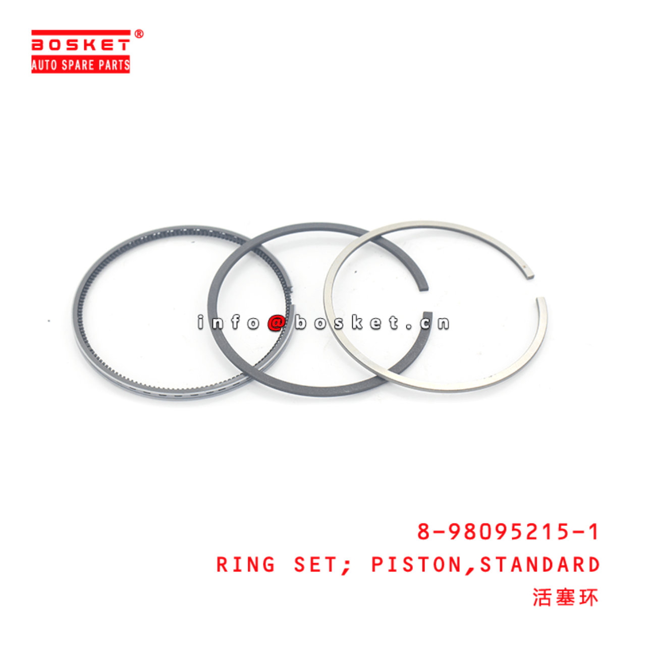  8-98095215-1 Standard Piston Ring Set 8980952151 Suitable for ISUZU XD 4LE2