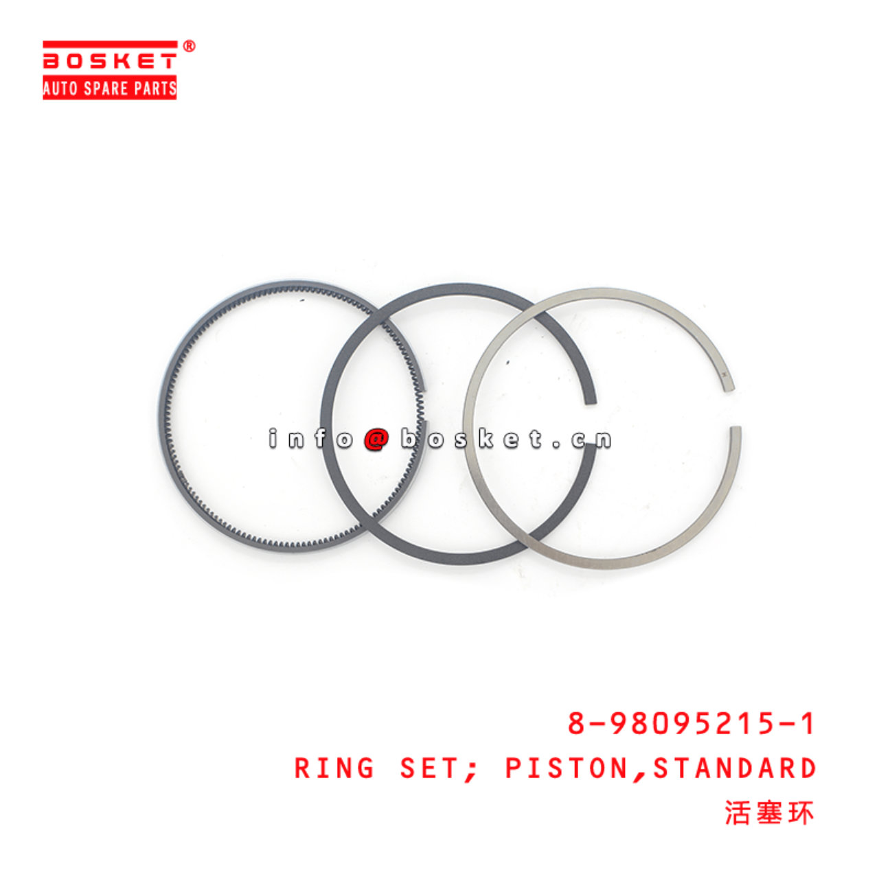  8-98095215-1 Standard Piston Ring Set 8980952151 Suitable for ISUZU XD 4LE2