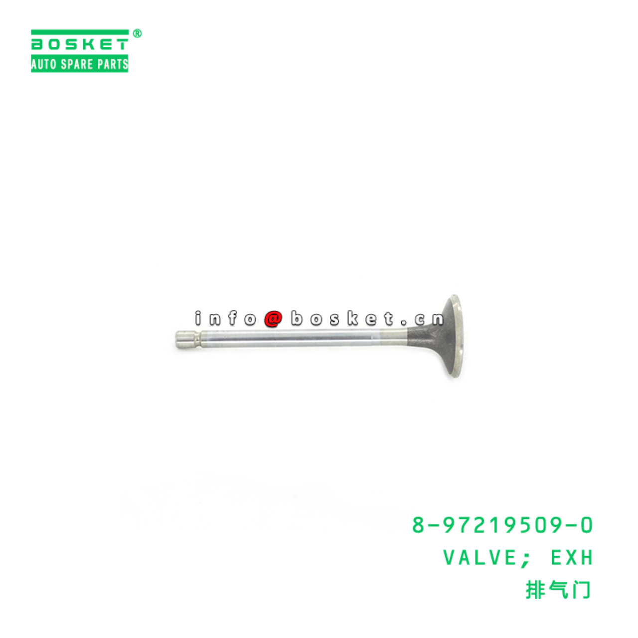 8-97219509-0 Exhaust Valve 8972195090 Suitable for ISUZU NPR66 4HF1