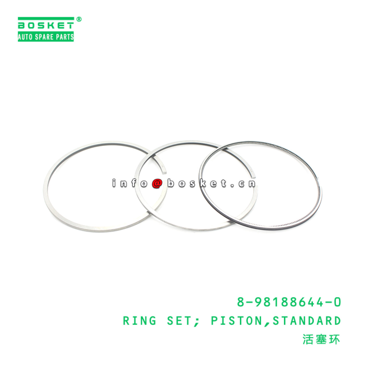 8-98188644-0 Standard Piston Ring Set Suitable for ISUZU NKR 4JH1 8981886440