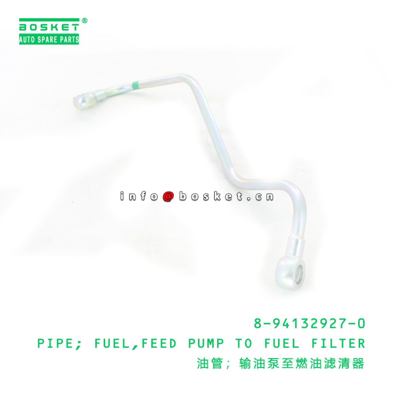 8-94132927-0 Feed Pump To Fuel Filter Fuel Pipe Suitable for ISUZU NPR 8941329270