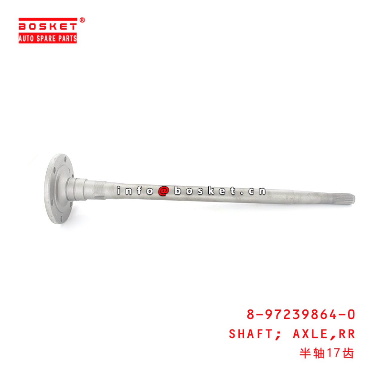 8-97239864-0 Rear Axle Shaft Suitable for ISUZU D-MAX 8972398640