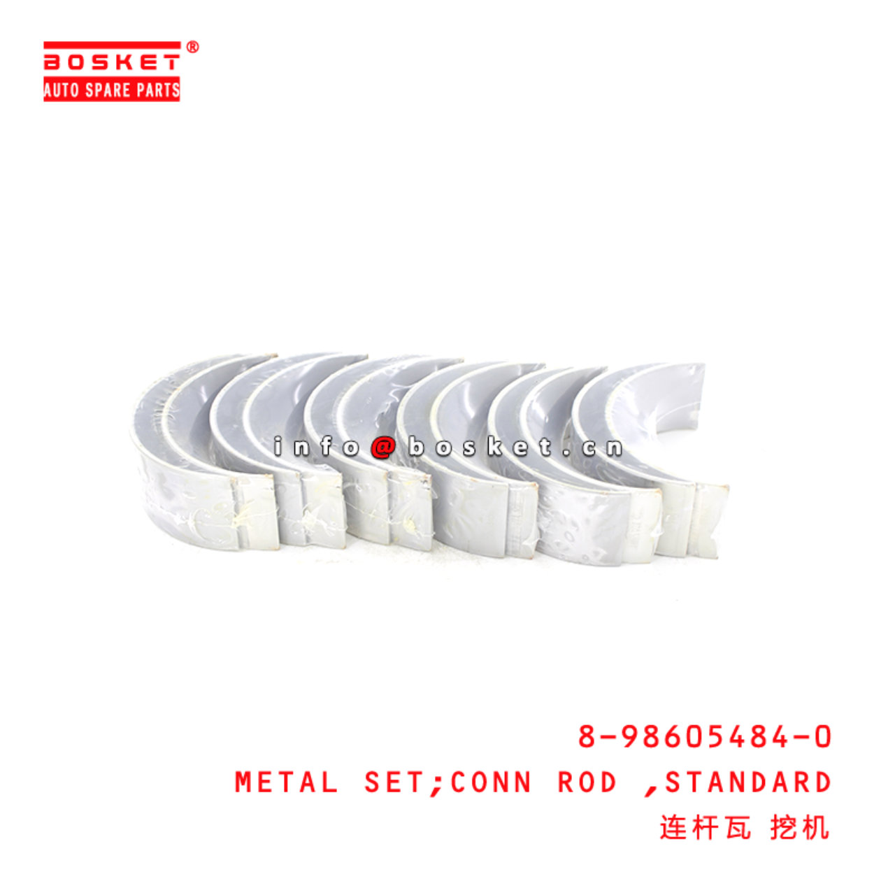 8-98605484-0 Standard Connecting Rod Metal Set Suitable for ISUZU 8986054840