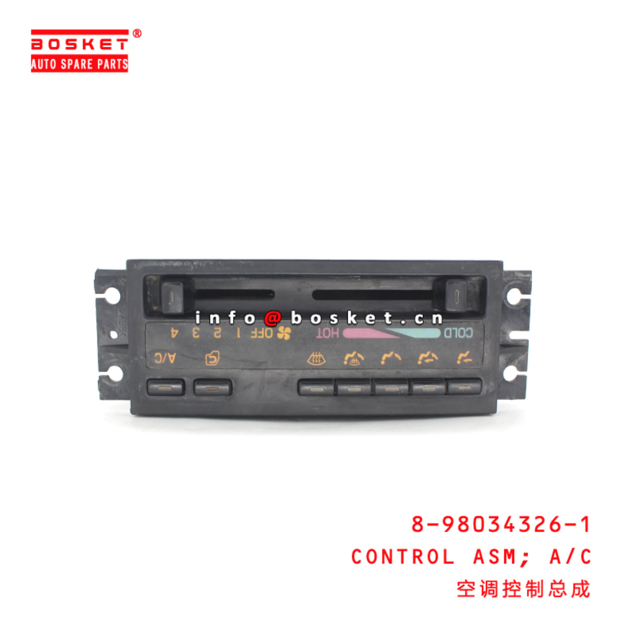 8-98034326-1 A/C Control Assembly Suitable for ISUZU CYZ51 6WF1 8980343261