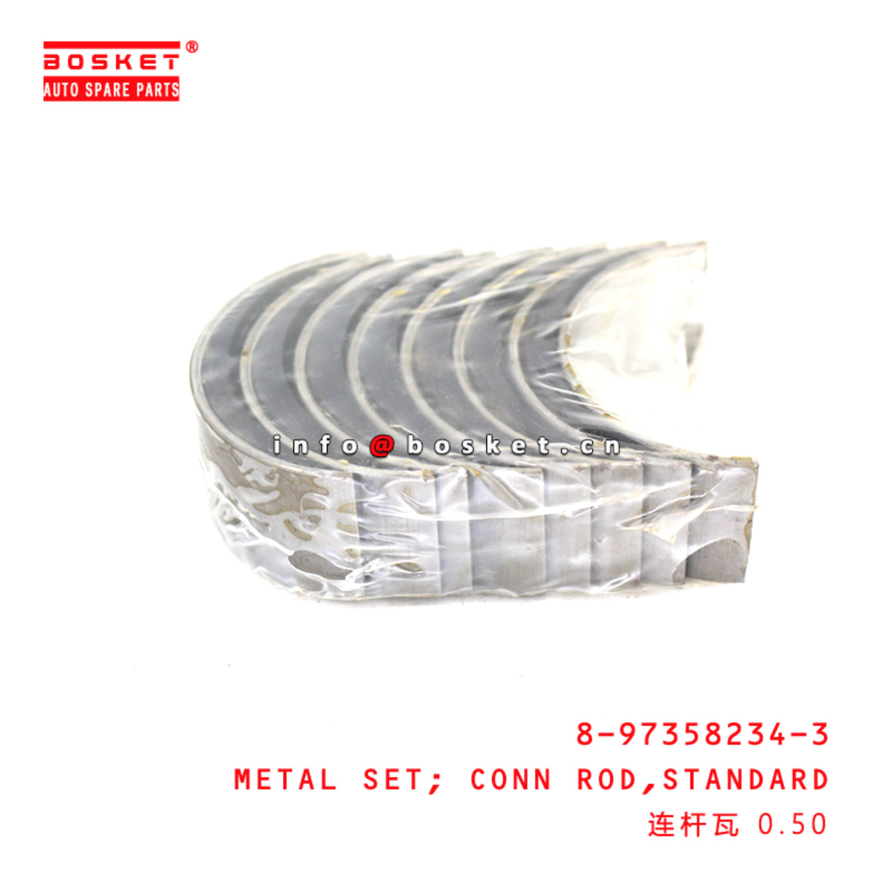8-97358234-3 Standard Connecting Rod Metal Set Suitable for ISUZU  4JJ1 4JB1 4JH1 8973582343