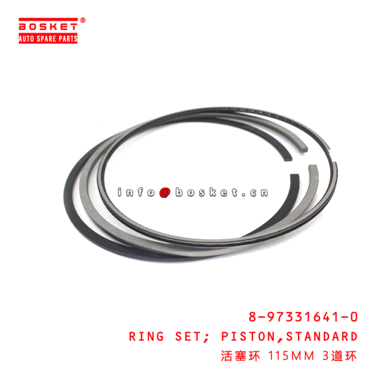 8-97331641-0 Standard Piston Ring Set suitable for ISUZU  4HL1 8973316410