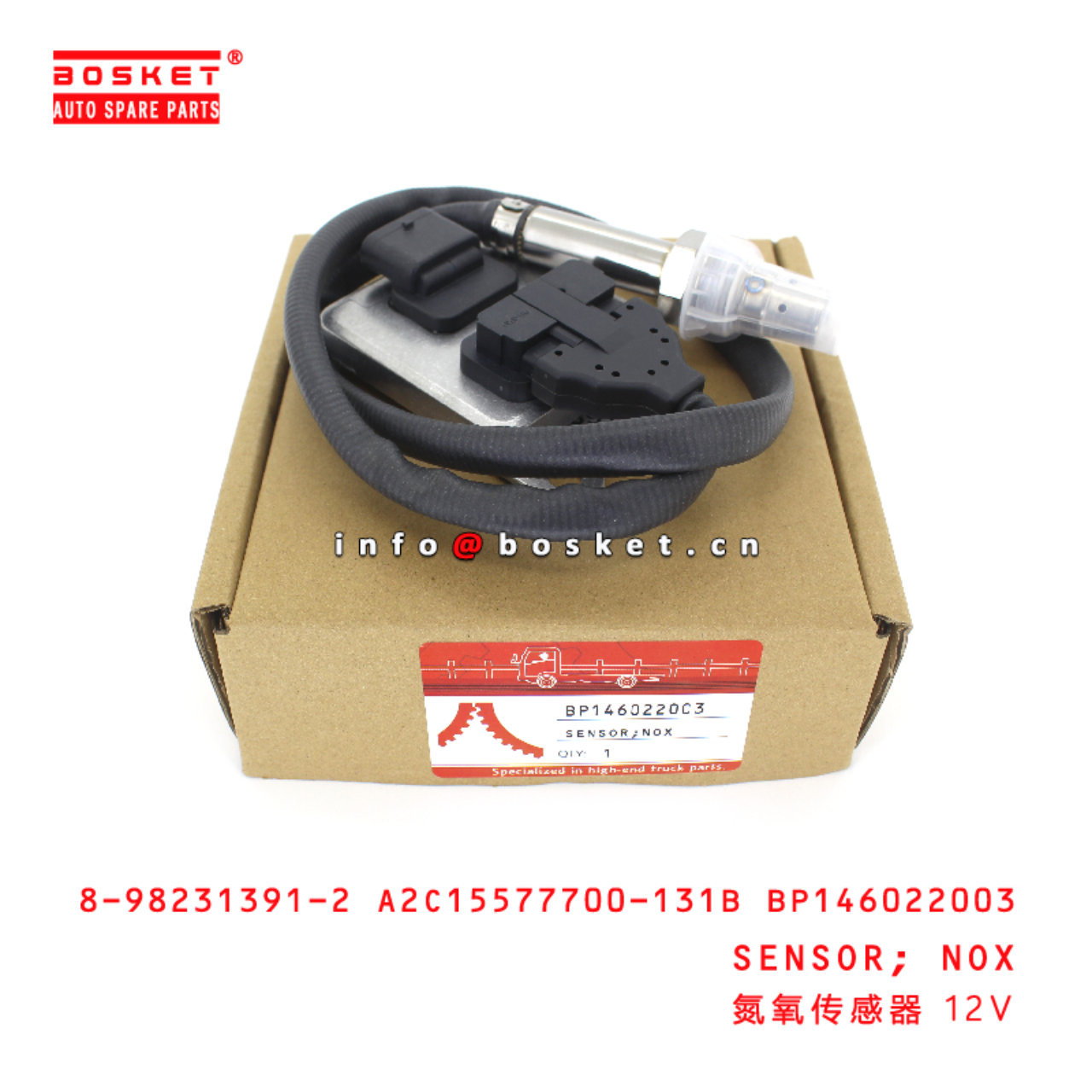 8-98231391-2 A2C15577700-131B BP146022003 Nox Sensor suitable for ISUZU 8982313912