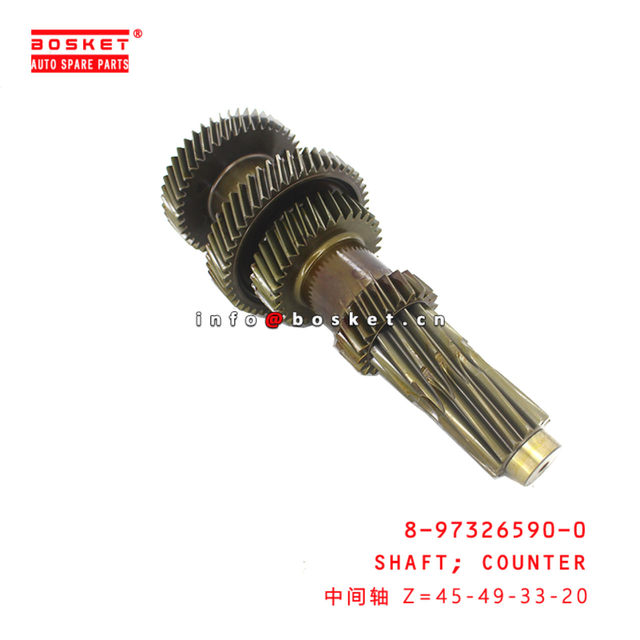 8-97326590-0 Counter Shaft suitable for ISUZU NKR 4JH1 8973265900