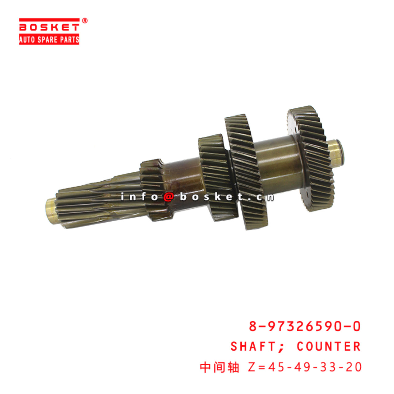 8-97326590-0 Counter Shaft suitable for ISUZU NKR 4JH1 8973265900
