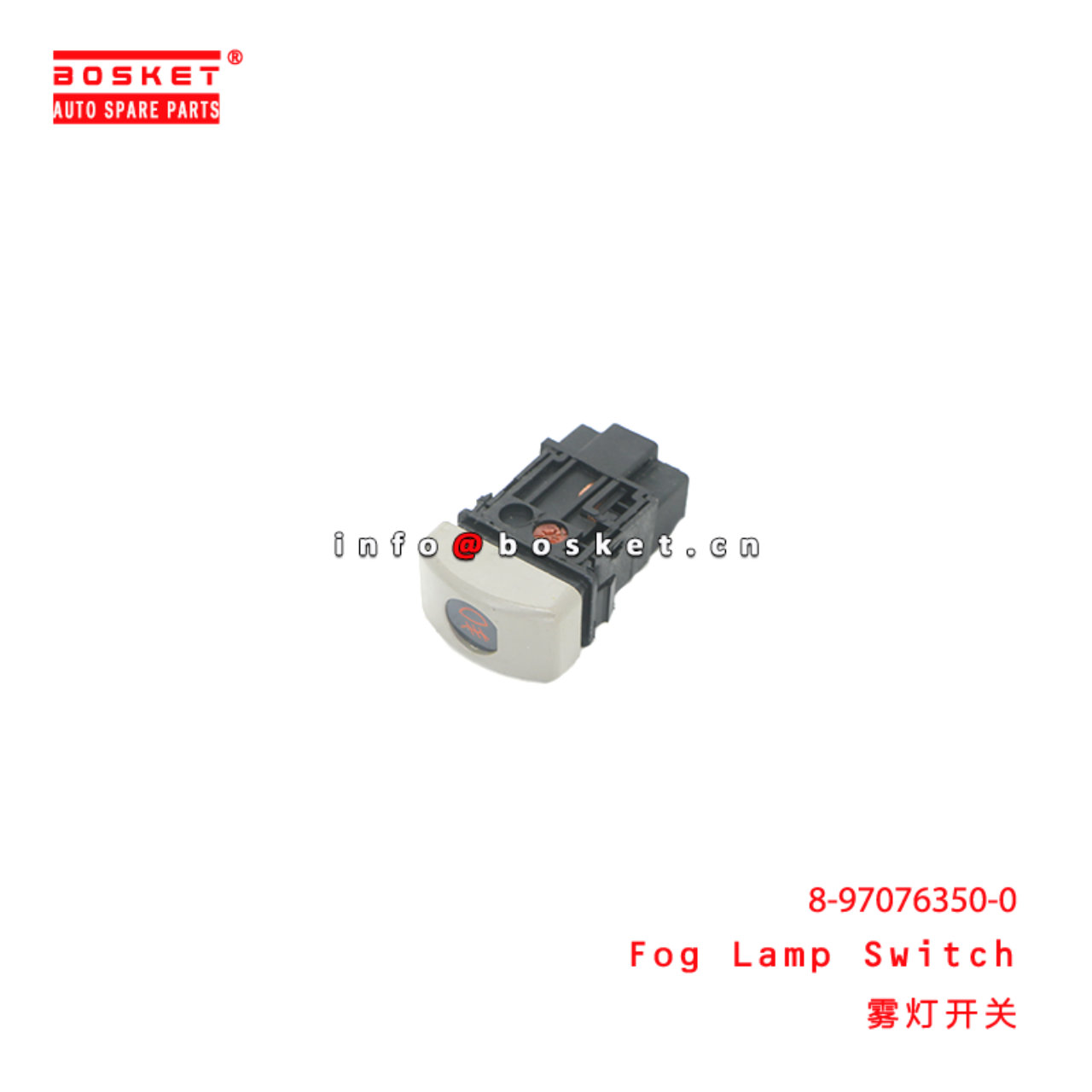 8-97076350-0 Fog Lamp Switch suitable for ISUZU NKR 4JB1 8970763500