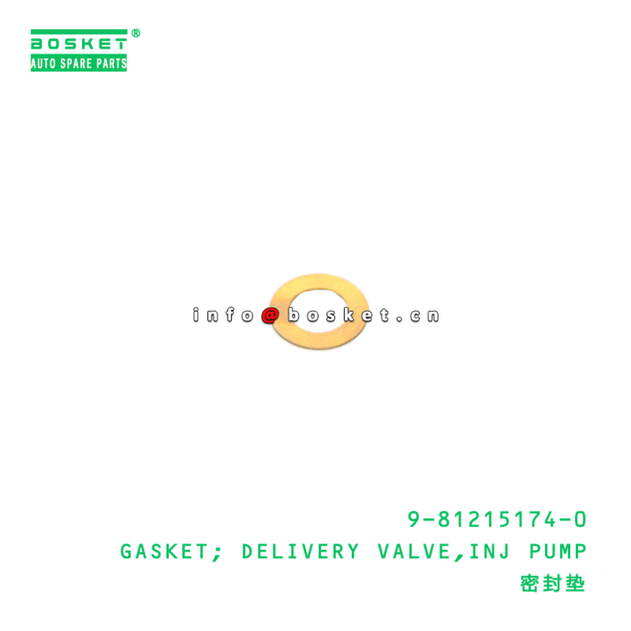 9-81215174-0 Injection Pump Delivery Valve Gasket ...