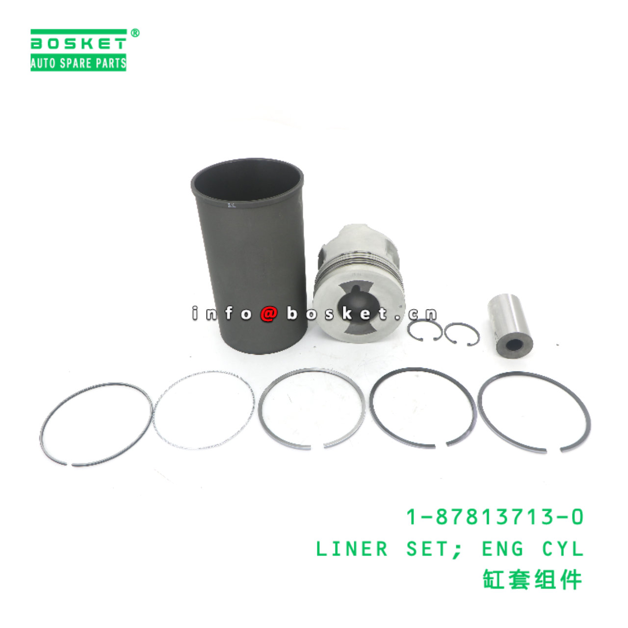 1-87813713-0 Engine Cylinder Liner Set suitable for ISUZU   1878137130