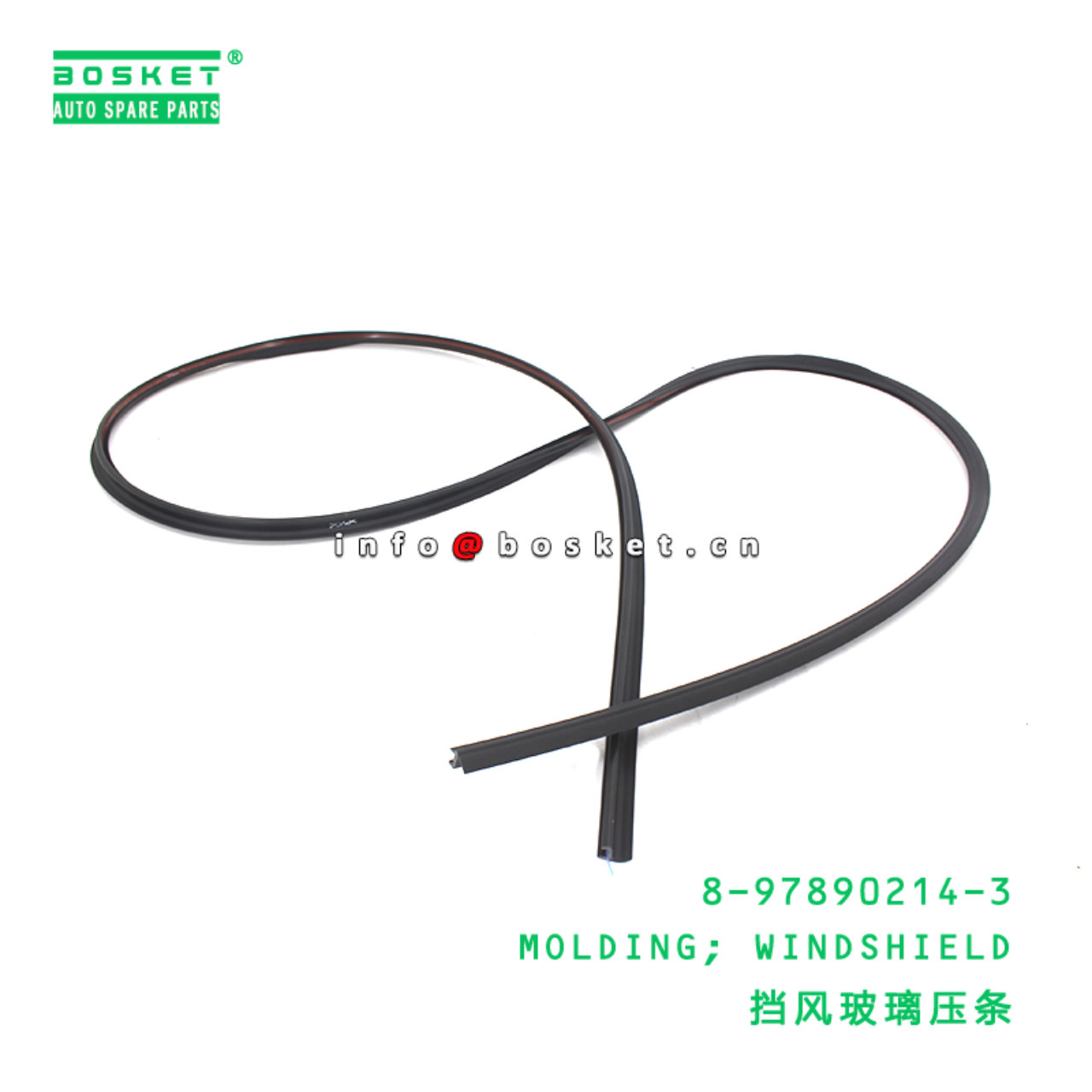 8-97890214-3 Windshield Molding suitable for ISUZU   8978902143