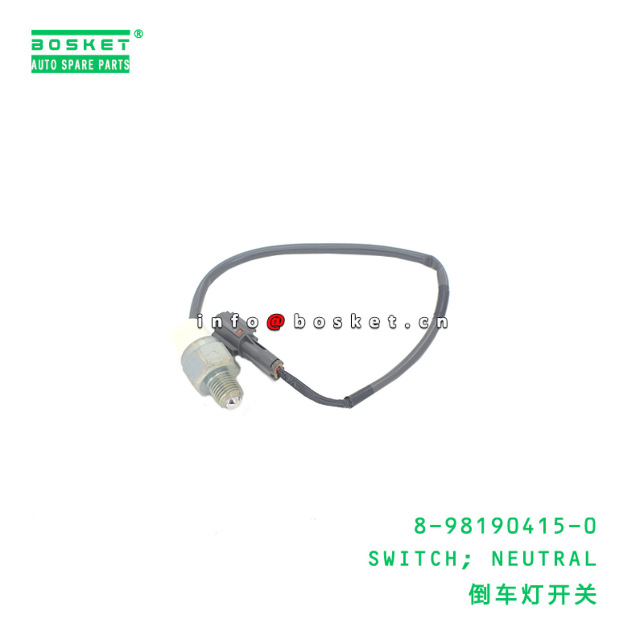 8-98190415-0 SWITCH; NEUTRAL suitable for ISUZU MSB5M MSB5S  8981904150