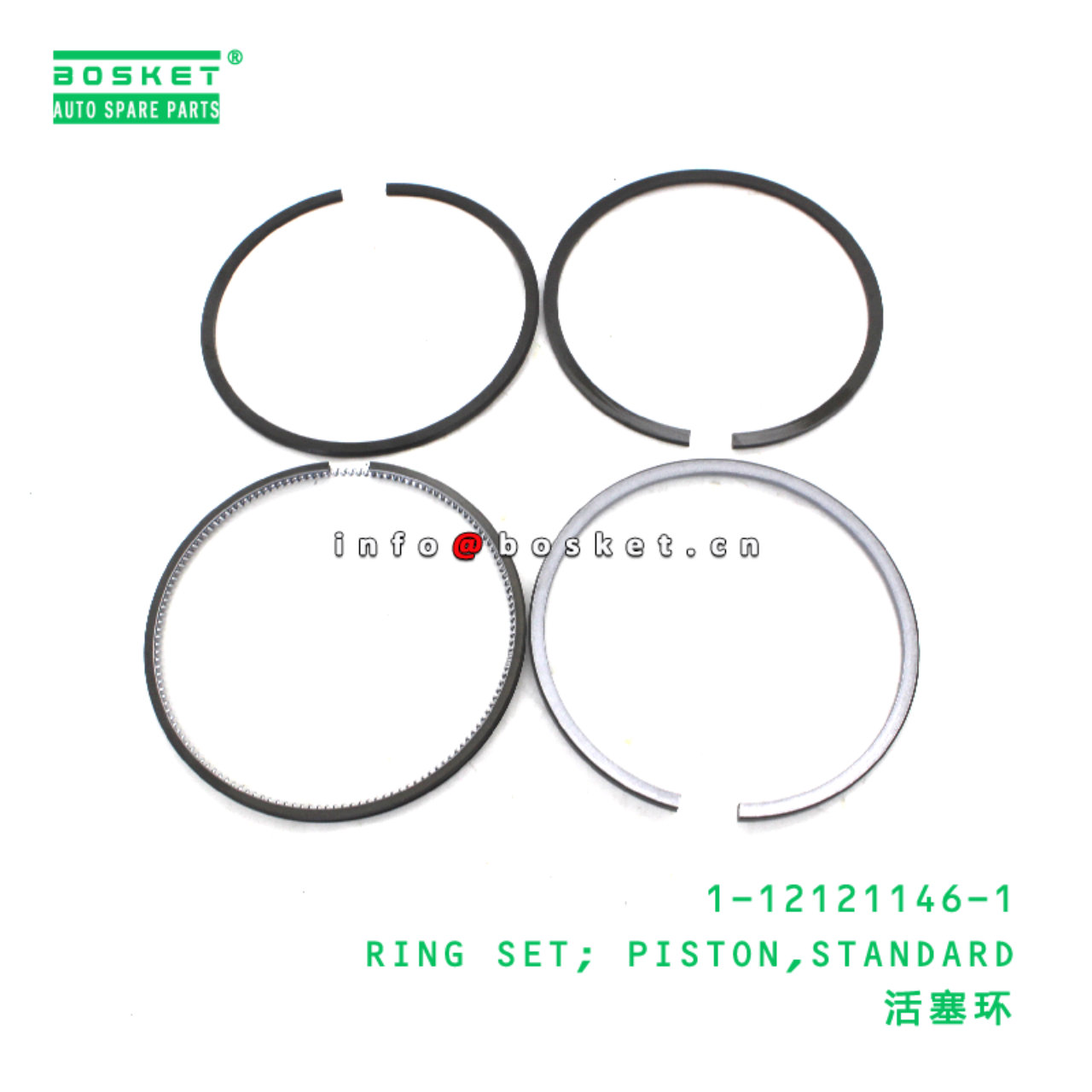 1-12121146-1 Standard Piston Ring Set suitable for...