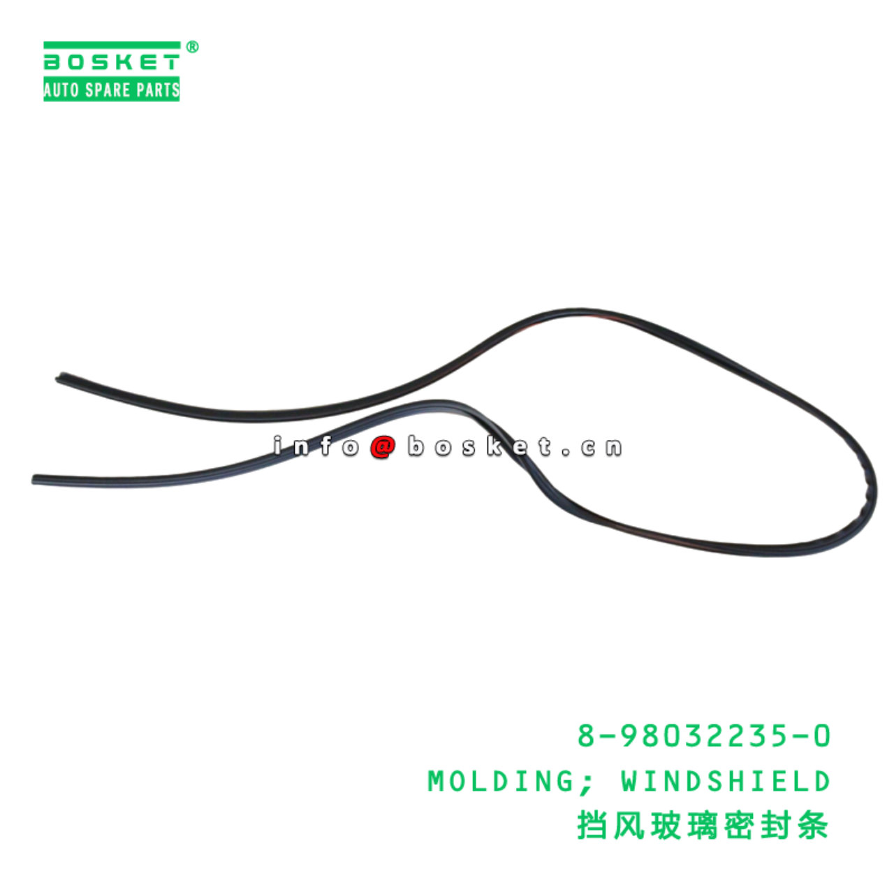 8-98032235-0 MOLDING; WINDSHIELD suitable for ISUZU 8980322350