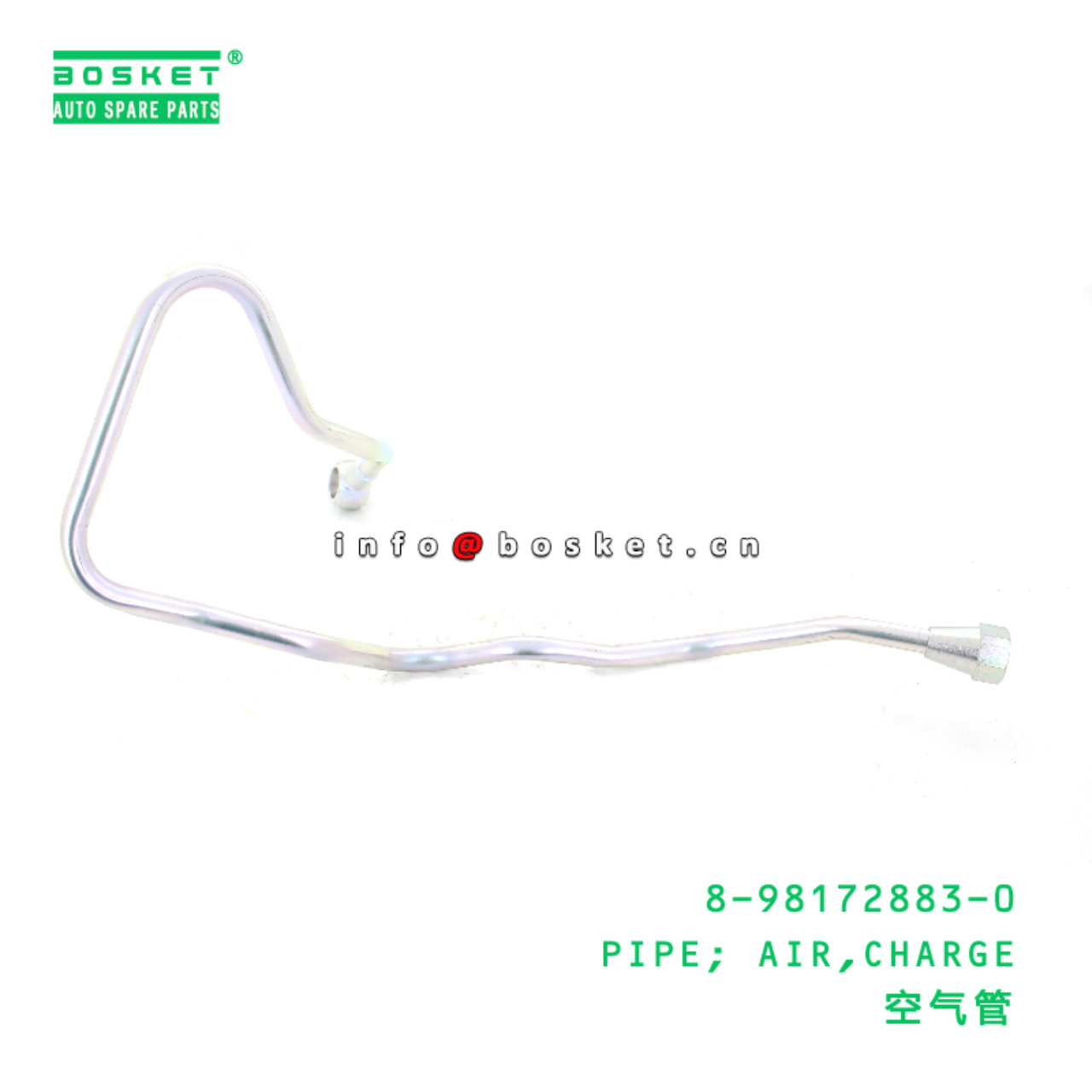 8-98172883-0 PIPE; AIR,CHARGE suitable for ISUZU 8...