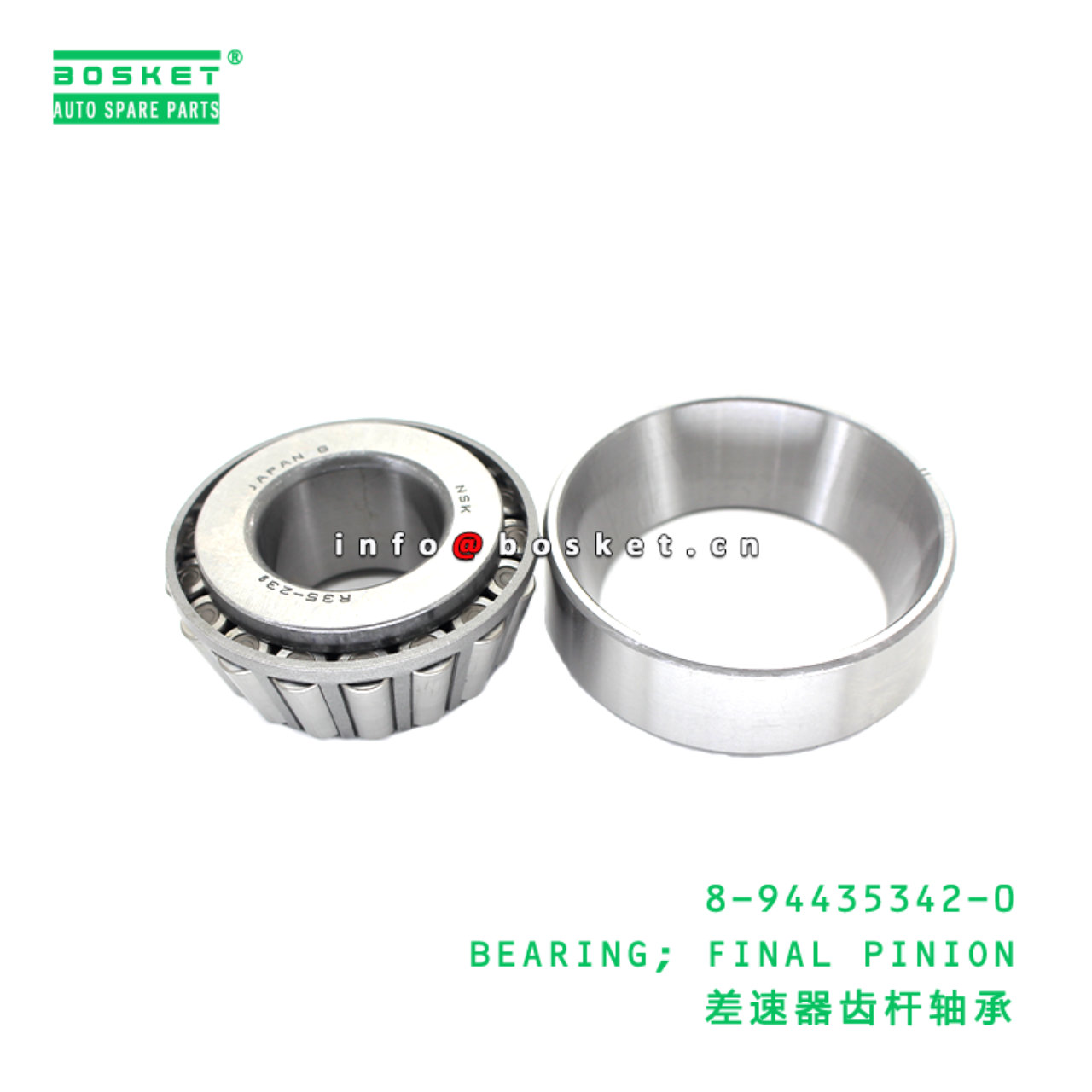 8-94435342-0 BEARING; FINAL PINION Suitable for ISUZU TFR54 TFR TFS16 TFR17 4JA1 8944353420