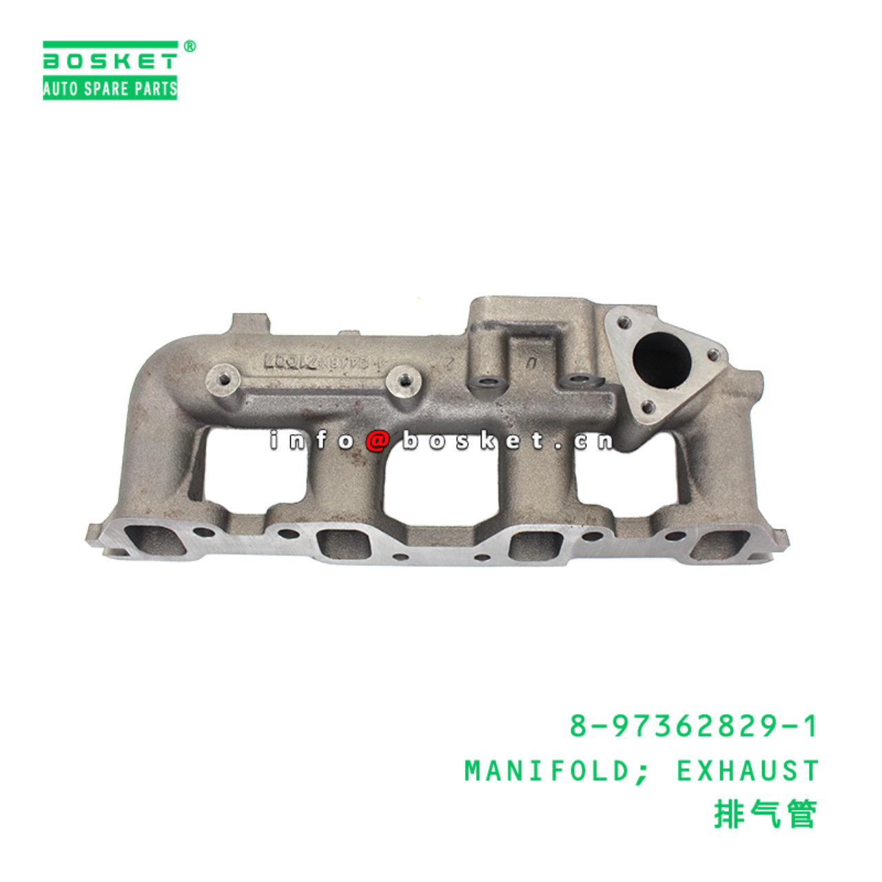 8-97362829-1 MANIFOLD; EXHAUST Suitable for ISUZU 8973628291