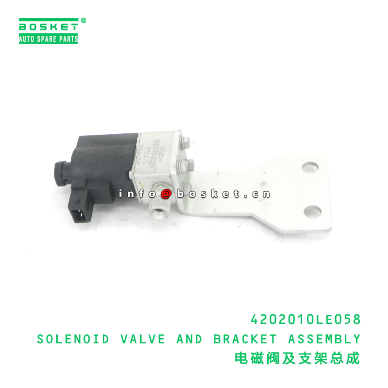 4202010LE058 SOLENOID VALVE AND BRACKET ASSEMBLY suitable for JAC N80 N90 4202010LE058